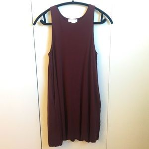 H&M Burgundy Swing Dress - XS